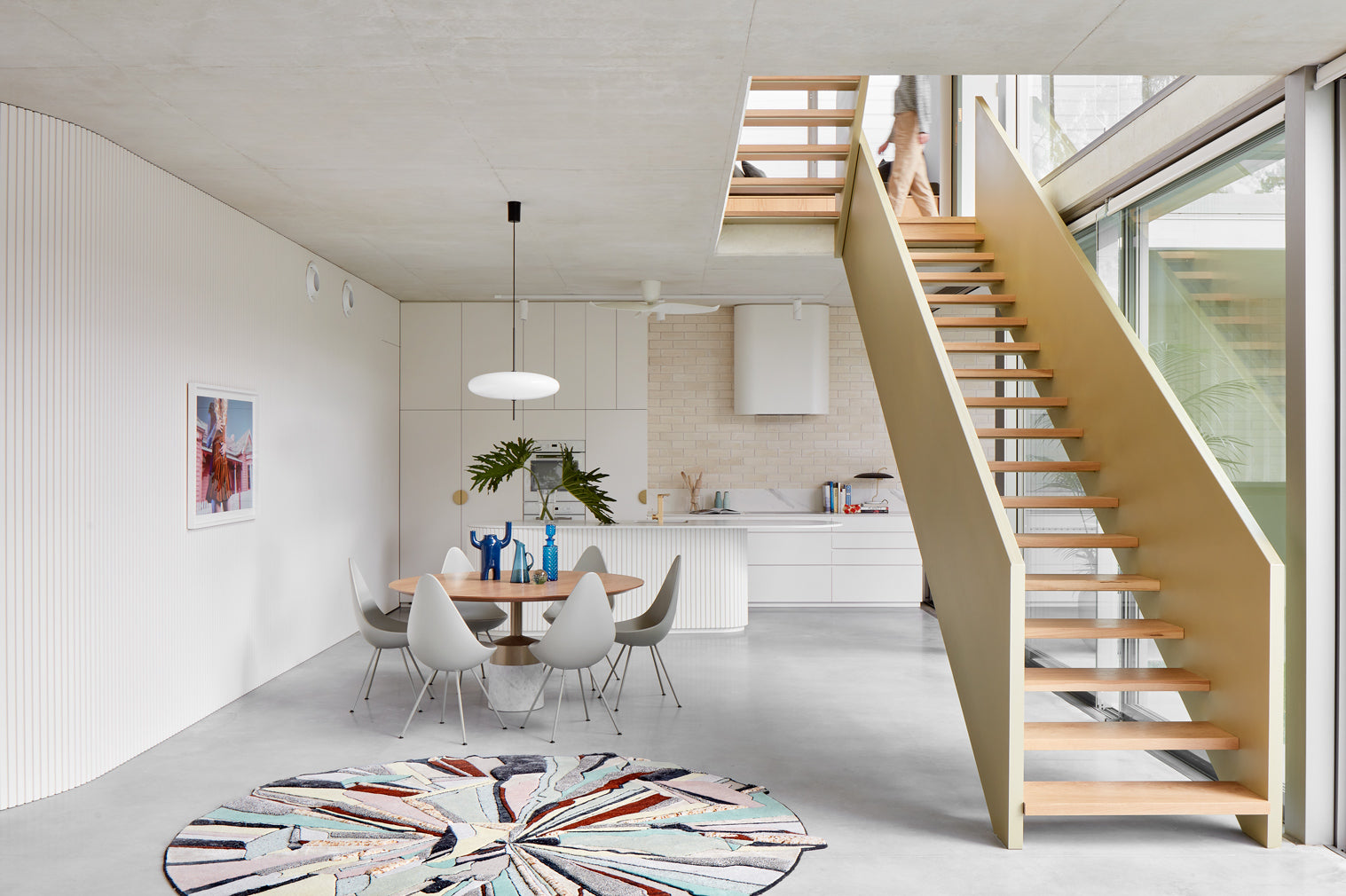 Kitchen Near the Stairs
