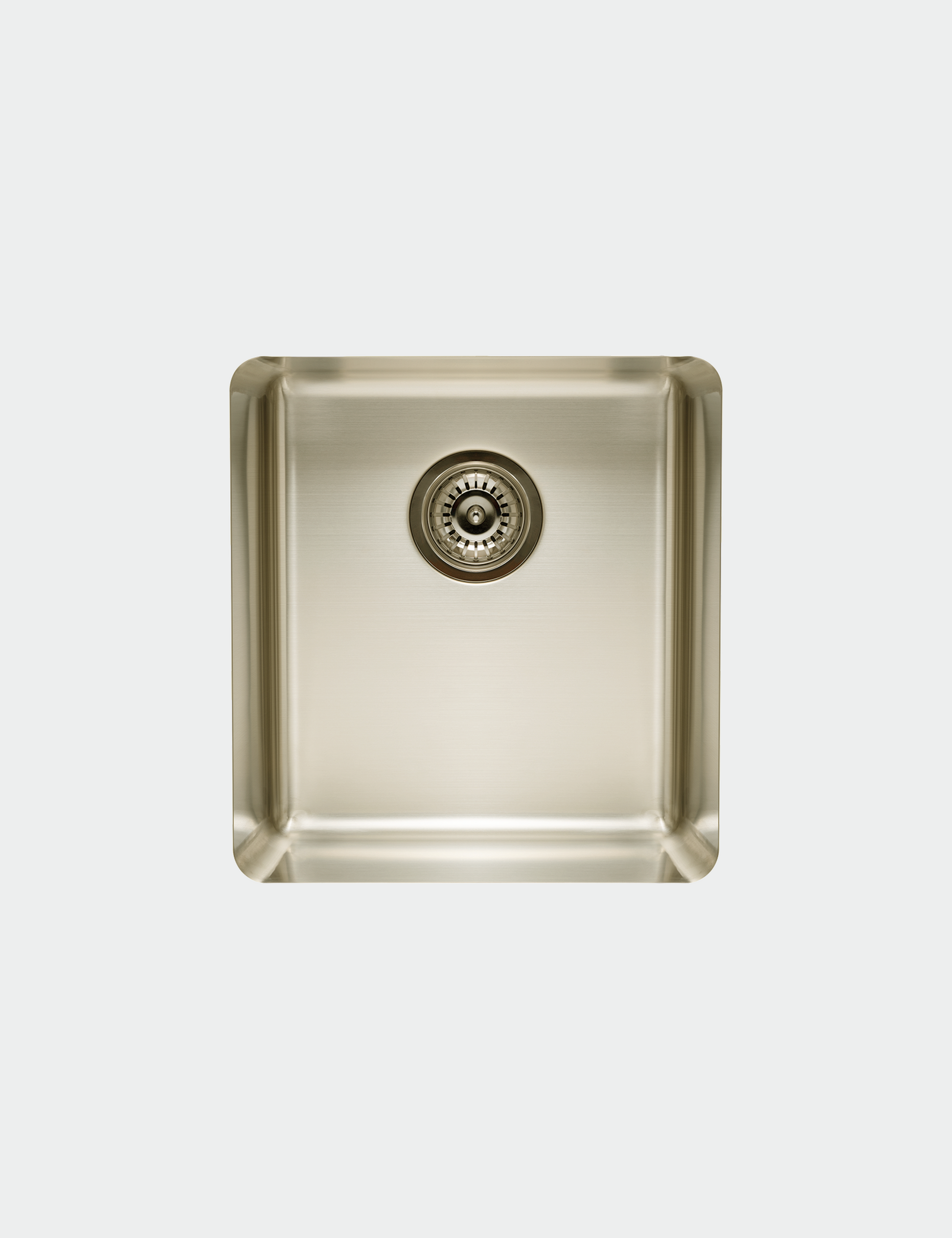 Titan 405mm Single Bowl Gold Kitchen Sink