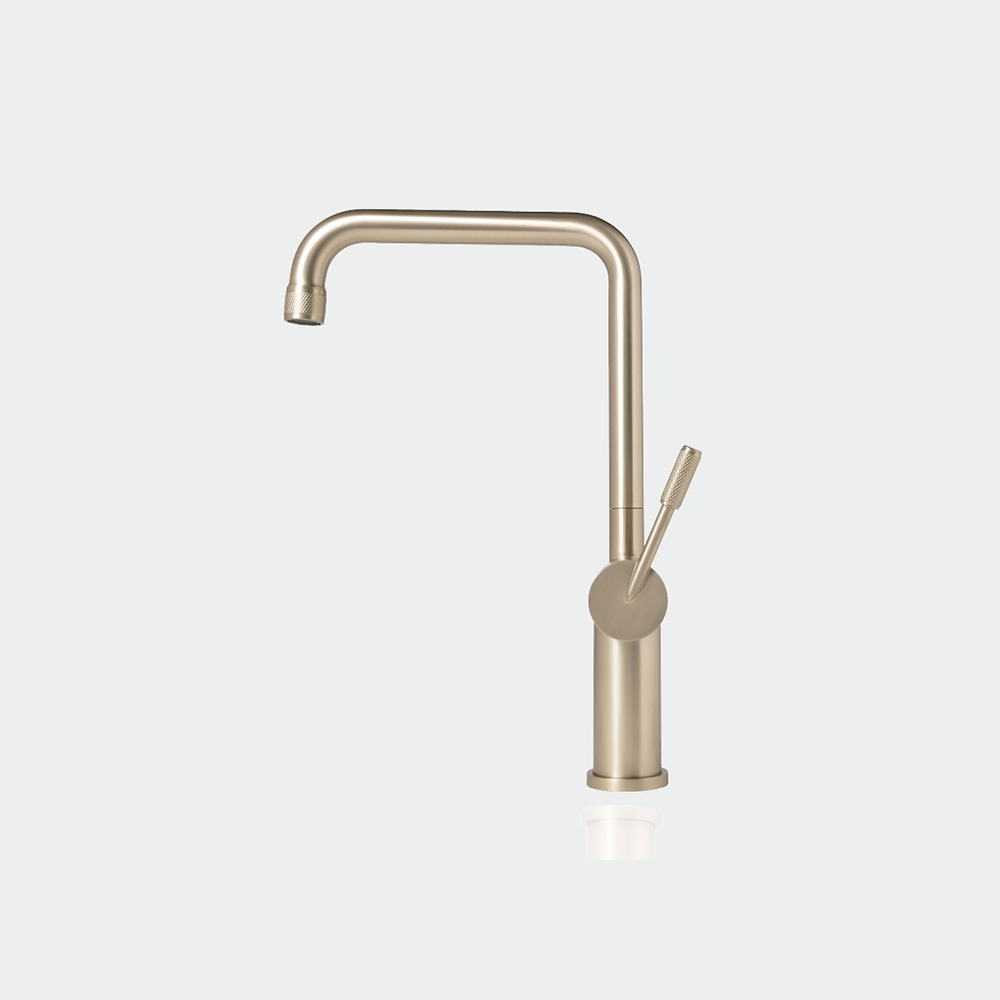 Titan Square Gold Kitchen Tap
