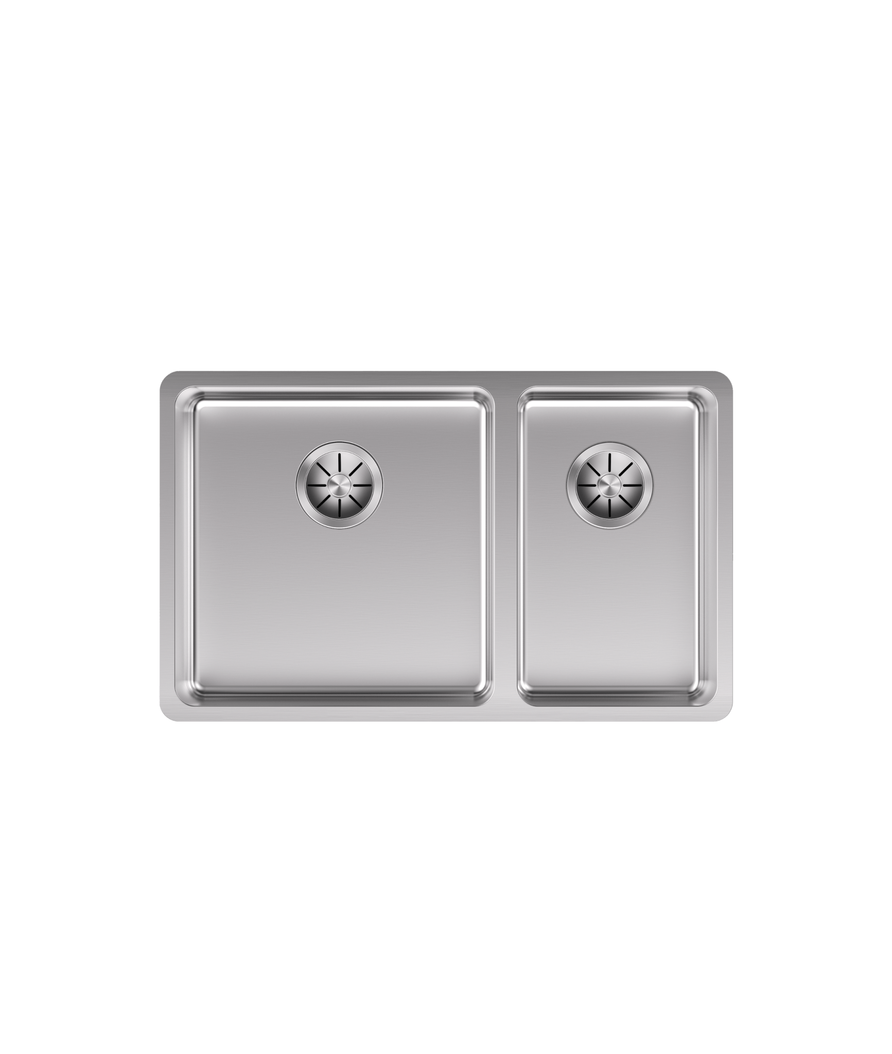 400mm & 250mm Two Bowl Sink - TITAN