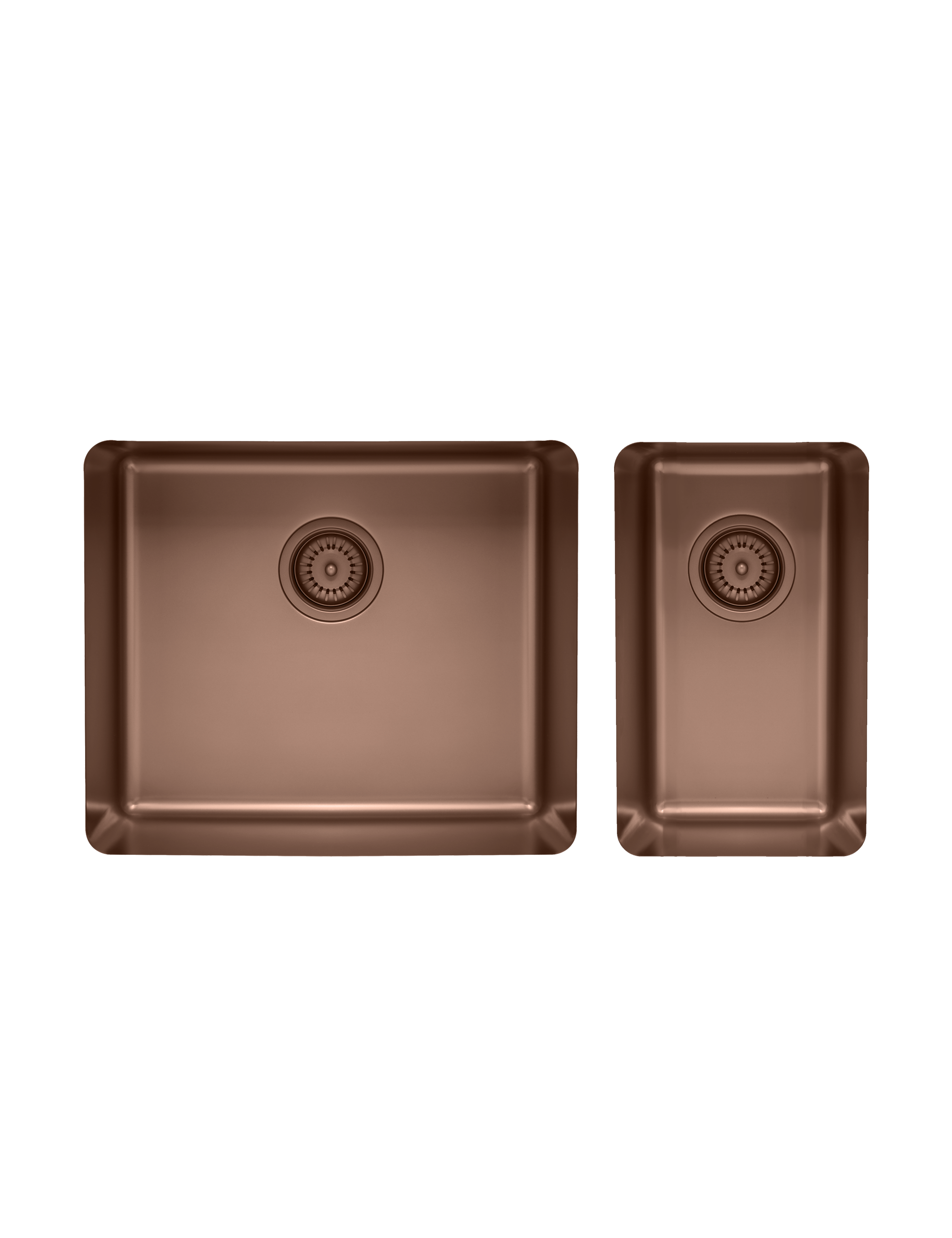 Essentials 835mm 1 + 1/2 Double Bowl Sink