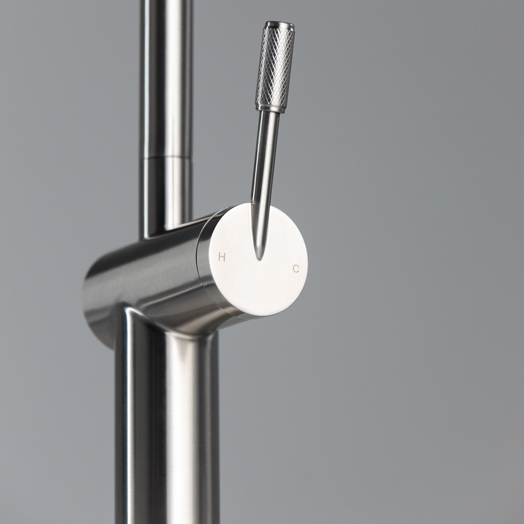 Gooseneck Kitchen Mixer Tap - Stainless Steel