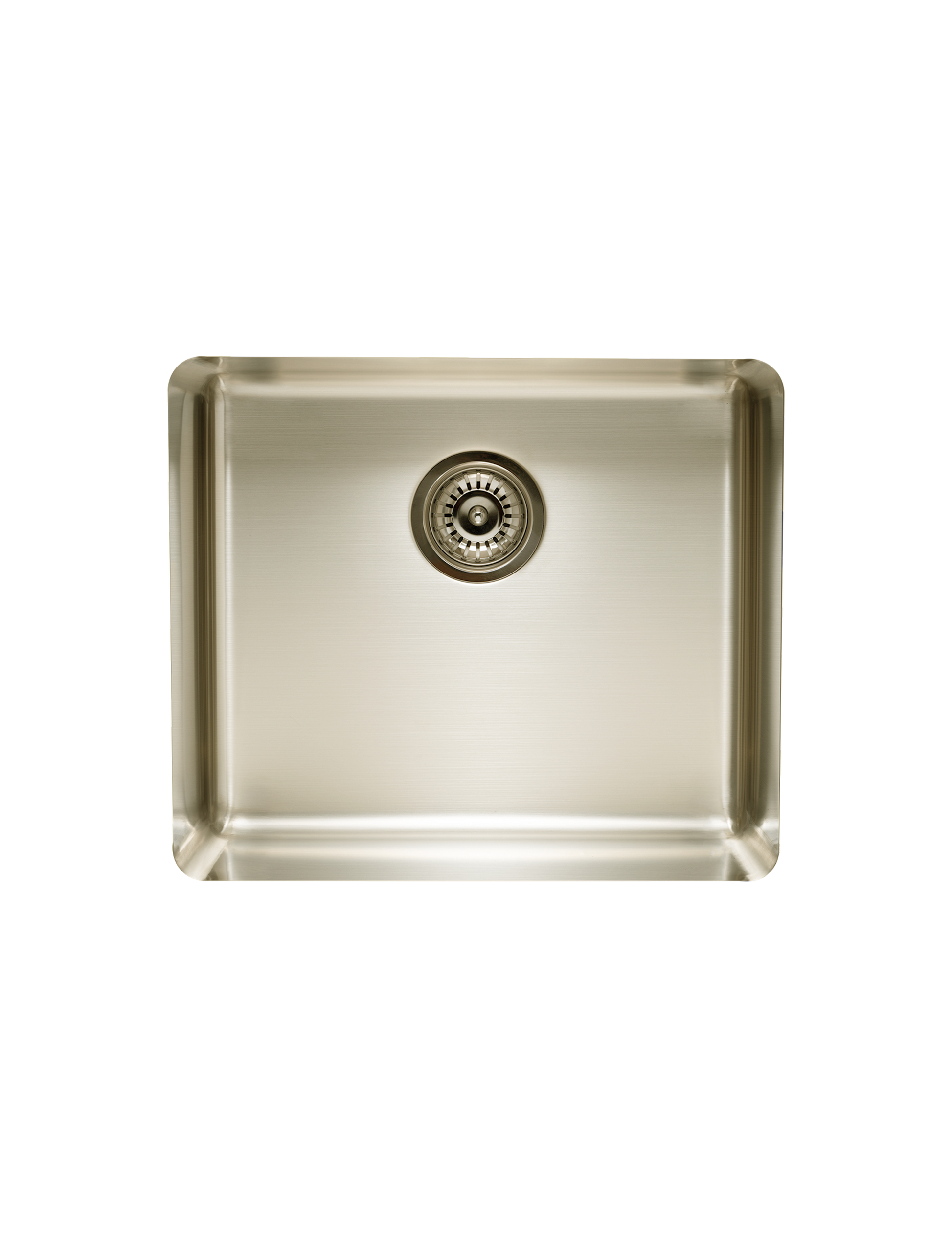 Large Single Bowl Kitchen Sink in Pearl Gold