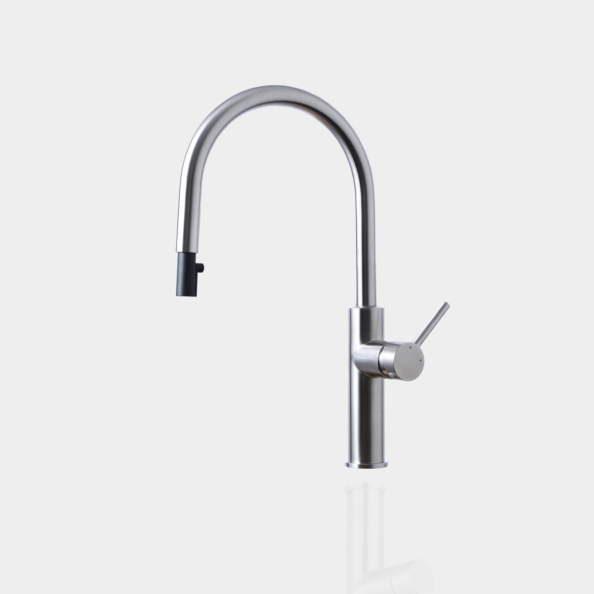 Essentials Lite Gooseneck Pull Out Kitchen Mixer Tap - TTSSXP