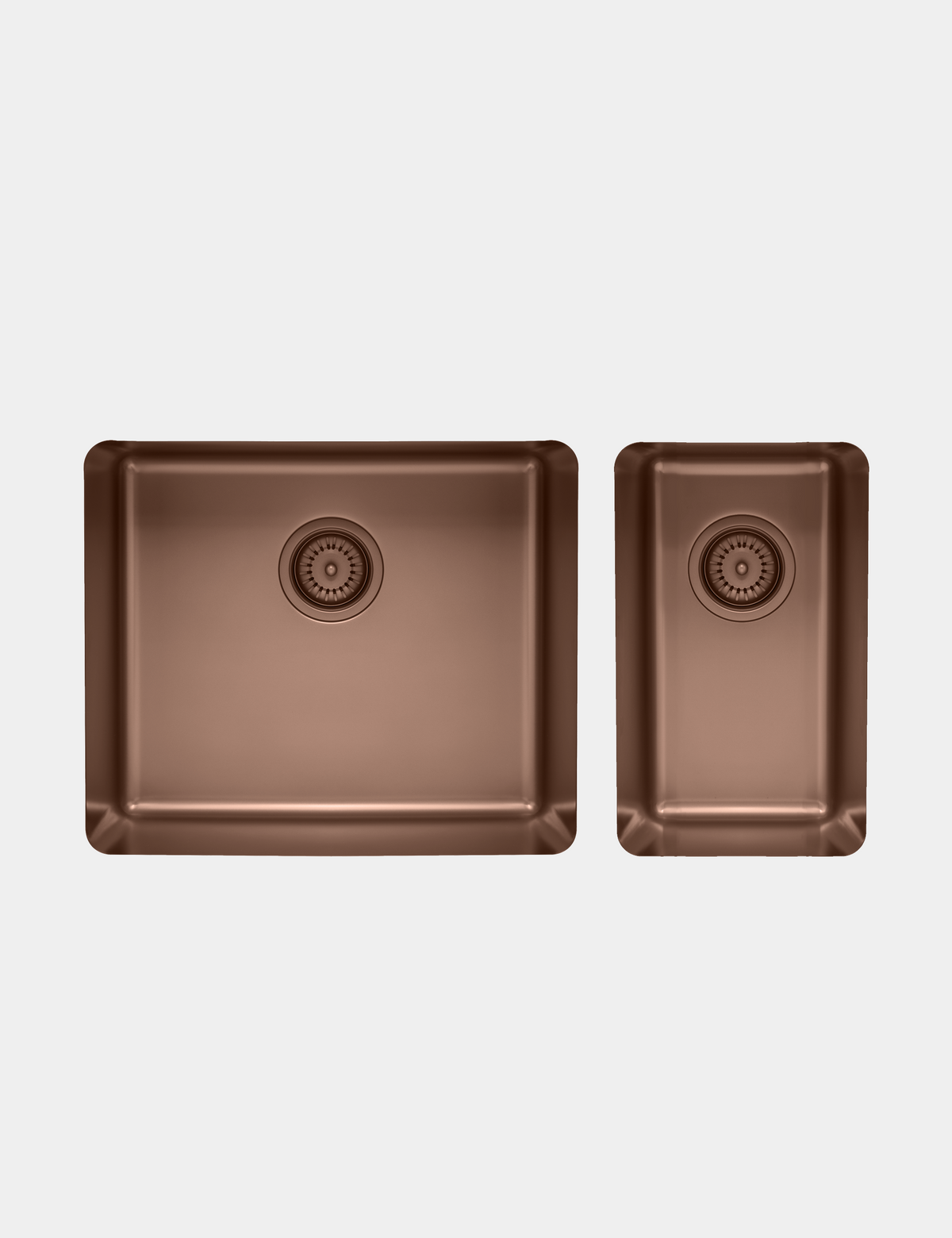 Essentials 500mm & 250mm 1 + 1/2 Double Bowl Sink - TSAB5228