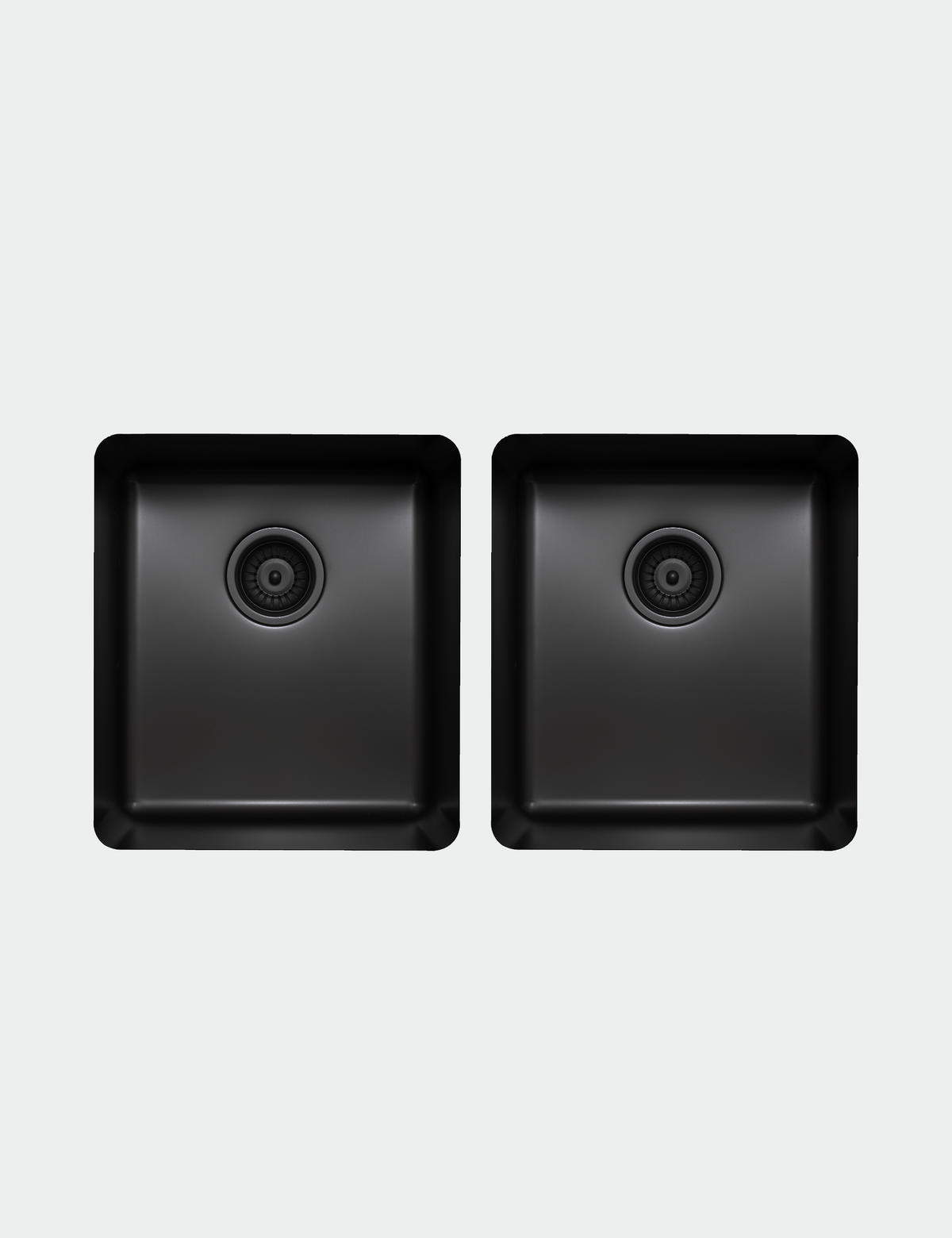 Essentials 350mm & 350mm Double Bowl Sink - TSBS4040