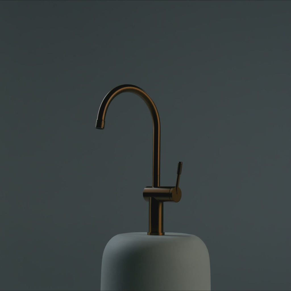Essentials Gooseneck Kitchen Mixer Tap - TTRG2