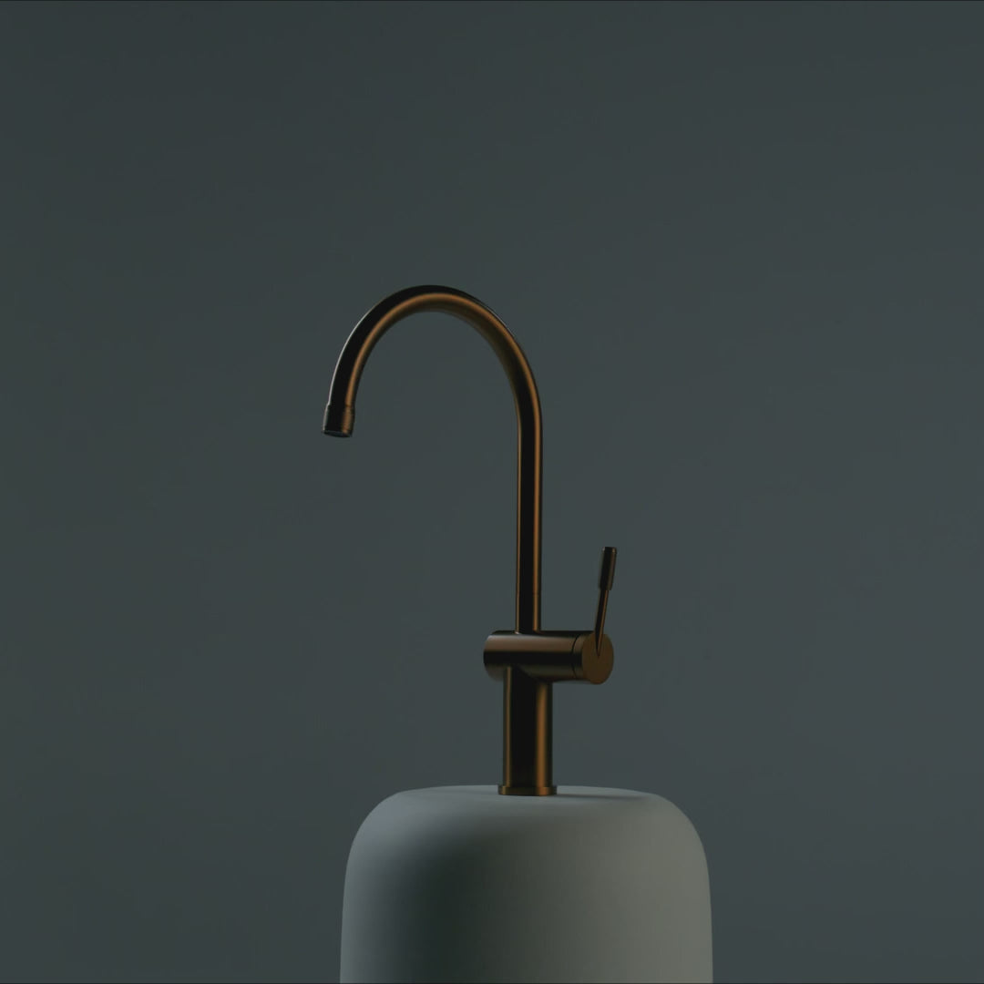 Essentials Gooseneck Kitchen Mixer Tap - TTRG2
