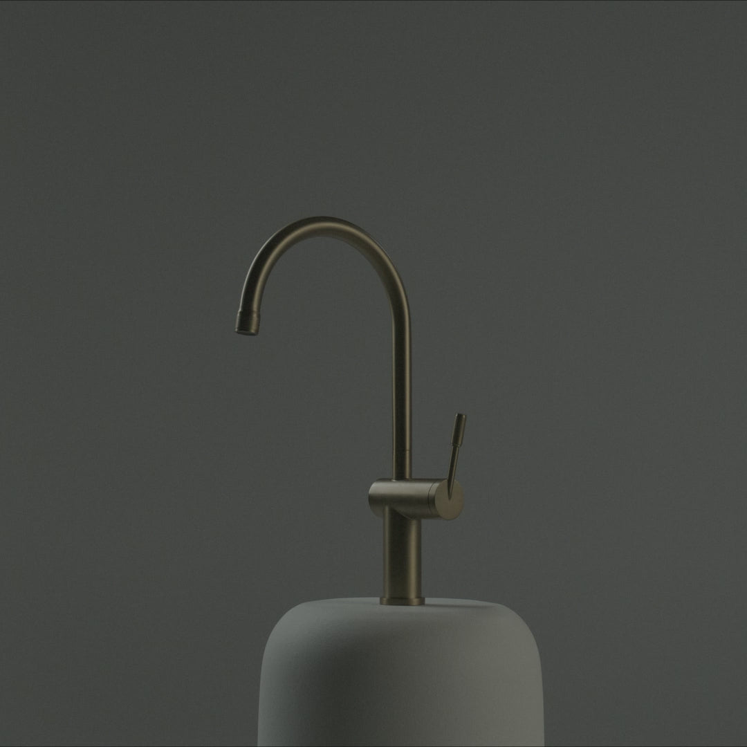 Essentials Gooseneck Kitchen Mixer Tap - TTRY2
