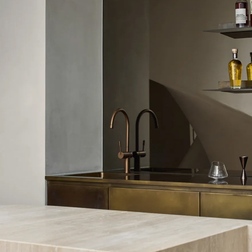 Essentials Gooseneck Kitchen Mixer Tap - TTBR2